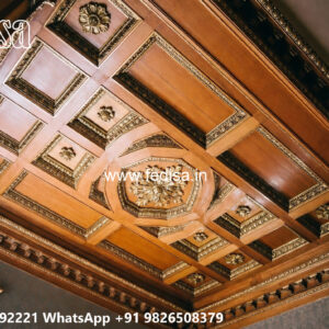 Wooden Classic Ceiling Design Pop Wall Texture Design No-11004