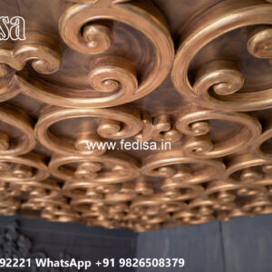 Wooden Classic Ceiling Design Pop Cnc Design No-11013