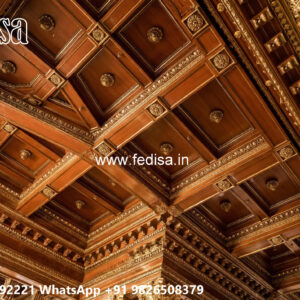 Wooden Classic Ceiling Design Cement Pop New Design No-11036