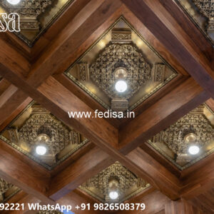 Wooden Classic Ceiling Design Murga Jali False Ceiling Design No-11039