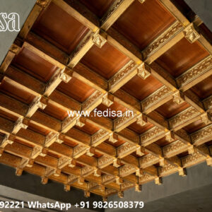Wooden Classic Ceiling Design Latest Forsling Design No-11042