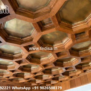 Wooden Classic Ceiling Design Cornice Design Pop No-11047
