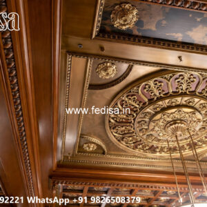 Wooden Classic Ceiling Design Pop Ceiling Paint Design No-11052