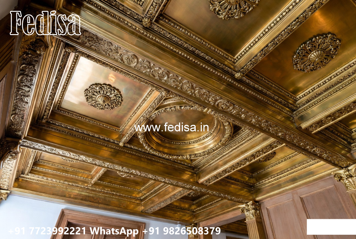 Wooden Classic Ceiling Design 11 By 10 Room Pop Design No-11056
