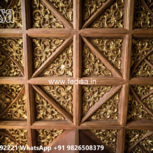 Wooden Classic Ceiling Design Latest Four Ceiling Design No-11057