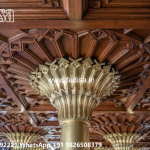 Wooden Classic Ceiling Design Pop Model Design No-11061