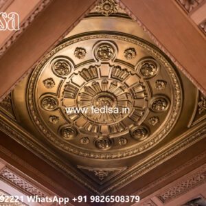 Wooden Classic Ceiling Design Pop Design For Bedroom Simple No-11063