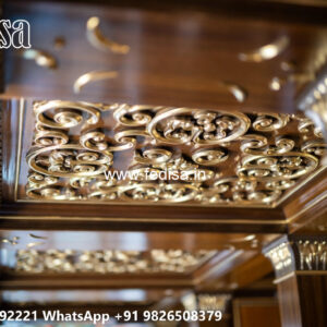 Wooden Classic Ceiling Design 13 By 12 Room Pop Design No-11071