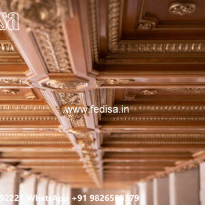 Wooden Classic Ceiling Design Heart Shape False Ceiling No-11073