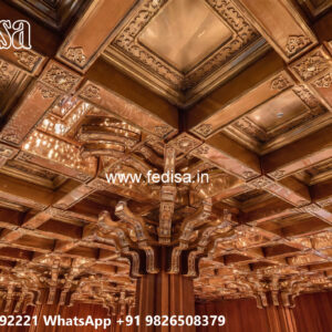 Wooden Classic Ceiling Design False Ceiling Design For Gallery No-11074