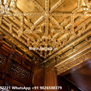 Wooden Classic Ceiling Design Room Roof Pop Design No-11095