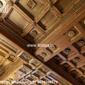 Wooden Classic Ceiling Design Simple Pop Cornice Molding Design No-11100