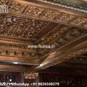 Wooden Classic Ceiling Design Pop Design For Tv Stand No-11103