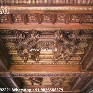 Wooden Classic Ceiling Design Ceiling Design Plain No-11130
