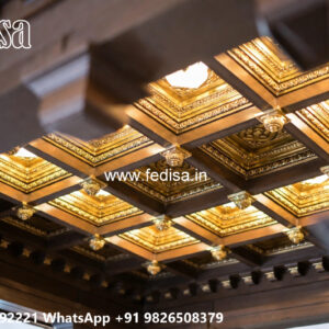 Wooden Classic Ceiling Design Pop Square Pillar Design No-11135