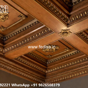 Wooden Classic Ceiling Design Pop Ceiling Arch Design No-11155