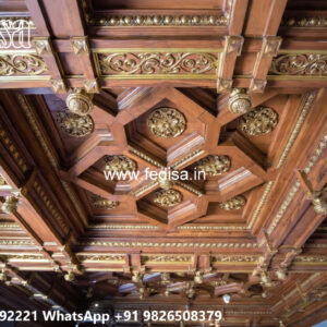 Wooden Classic Ceiling Design Pop Best Design For Bedroom No-11167