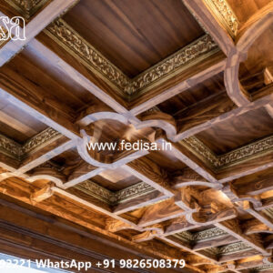 Wooden Classic Ceiling Design Pop Simple Design Hall No-11173