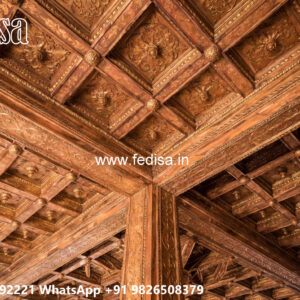 Wooden Classic Ceiling Design False Ceiling Normal Design No-11178