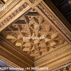 Wooden Classic Ceiling Design Pop 4 Ceiling Design No-11179
