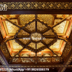 Wooden Classic Ceiling Design Hall Design Pop Ceiling No-11204