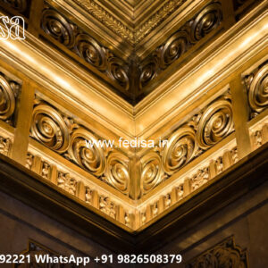 Wooden Classic Ceiling Design Ceiling Design Putty No-11210