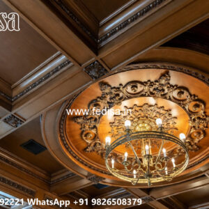 Wooden Classic Ceiling Design Roof Down Ceiling Design No-11213