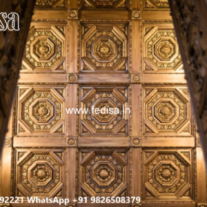 Wooden Classic Ceiling Design Pop Acrylic Design No-11229