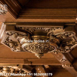 Wooden Classic Ceiling Design Chhajje Ki Design Pop No-11235