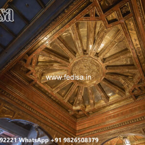 Wooden Classic Ceiling Design Kamre Ki Chhat Ki Design No-11238