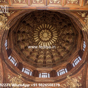 Wooden Classic Ceiling Design Pop Design On Wall For Home No-11242