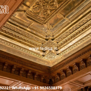 Wooden Classic Ceiling Design Stylish Pop Design No-11248