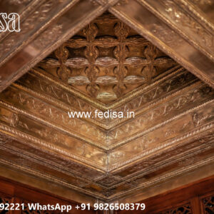 Wooden Classic Ceiling Design Simple Pop Design Simple No-11251