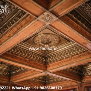 Wooden Classic Ceiling Design Pop Molding Design On Wall No-11254