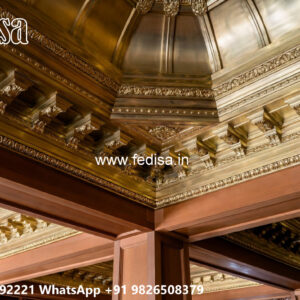 Wooden Classic Ceiling Design Pop Hall Ceiling Design 2026 No-11274