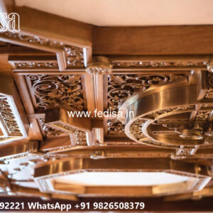 Wooden Classic Ceiling Design Latest Pop Plus Minus Design For Bedroom No-11275
