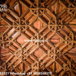 Wooden Classic Ceiling Design House Pop Ceiling Design No-11294