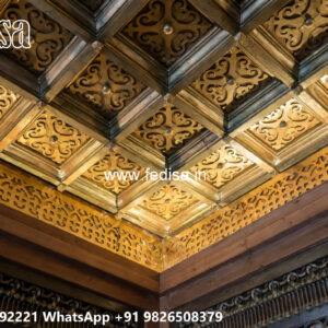 Wooden Classic Ceiling Design Hall Ki Pop Design No-11299