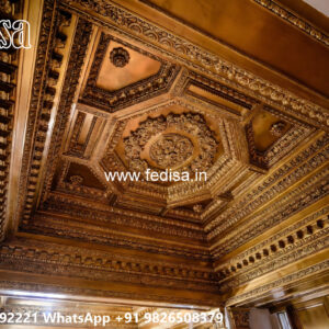 Wooden Classic Ceiling Design Pop Design For Bathroom Roof No-11302