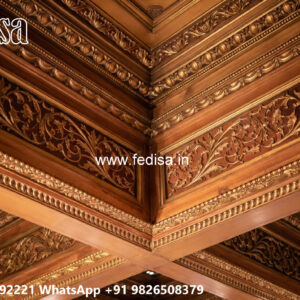 Wooden Classic Ceiling Design Pop Profile Light Design No-11306