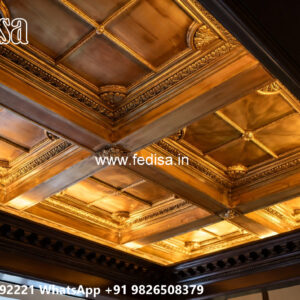 Wooden Classic Ceiling Design False Ceiling Small Room No-11311