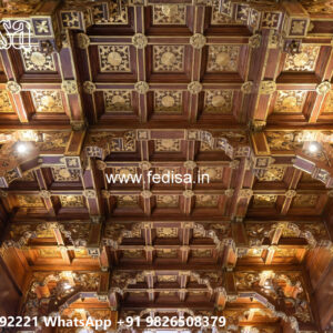 Wooden Classic Ceiling Design Plaster Of Paris Home Design No-11320