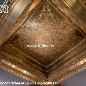 Wooden Classic Ceiling Design Pop Design For Hall 12×13 No-11321