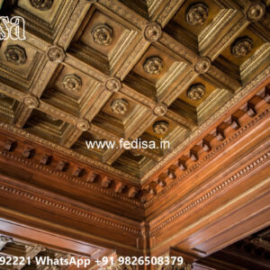 Wooden Classic Ceiling Design Pop Ke Design New No-11323