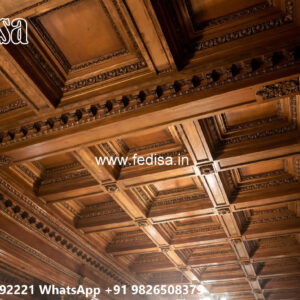 Wooden Classic Ceiling Design False Ceiling Design For Cloth Shop No-11338