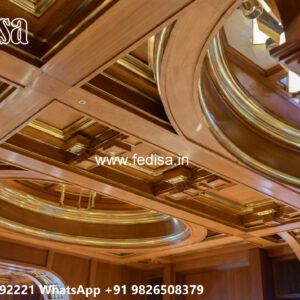 Wooden Classic Ceiling Design Kitchen Simple Pop Design No-11349