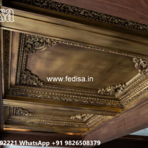 Wooden Classic Ceiling Design New Pop Design For Hall 2026 No-11354