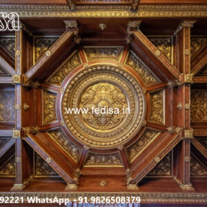 Wooden Classic Ceiling Design Chhat Par Pop Ke Design No-11356