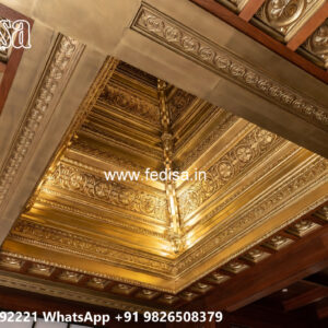 Wooden Classic Ceiling Design Pop Mein Design No-11360