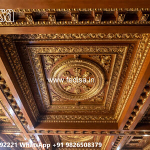 Wooden Classic Ceiling Design Pop Design And Price No-11368